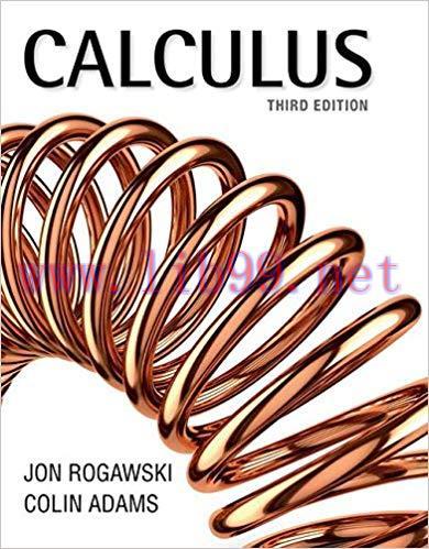[PDF]Calculus: Late Transcendentals Standalone 3rd Edition [John Rogosich]