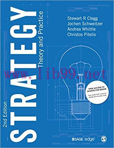 Strategy: Theory and Practice 2nd Edition by Stewart R Clegg 课本