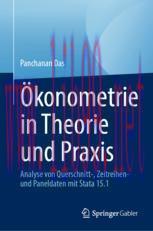 [PDF]&Ouml;konometrie in Theorie und Praxis: Analyse von Querschnitt-, Zeitreihen- und Paneldaten mi...