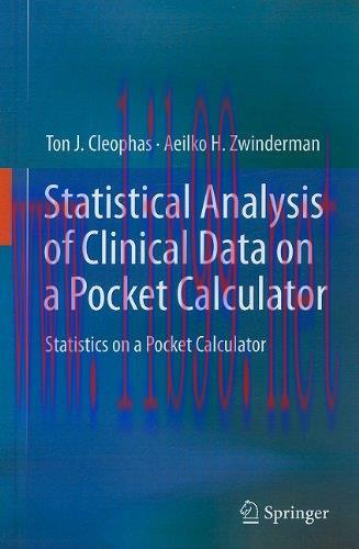 [FOX-Ebook]Statistical Analysis of Clinical Data on a Pocket Calculator: Statistics on a Pocket...