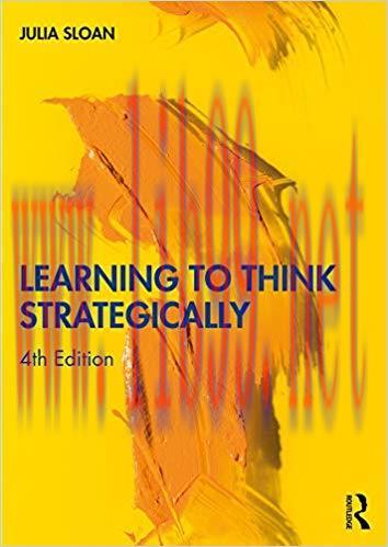 Learning to Think Strategically 4th Edition,