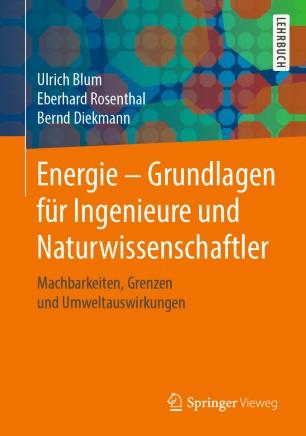 Energie &ndash; Grundlagen f&uuml;r Ingenieure und Naturwissenschaftler