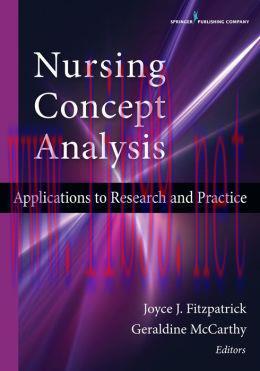 [AME]Nursing Concept Analysis: Applications to Research and Practice