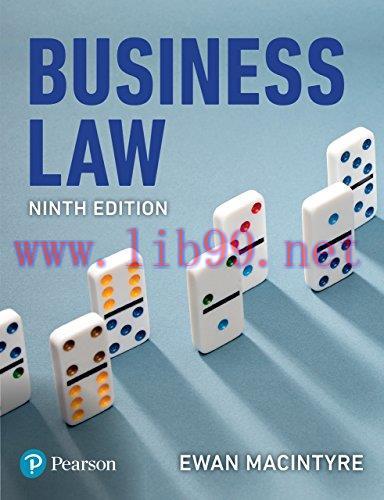 Solution Manual for Business Law 9th Edition by Ewan MacIntyre