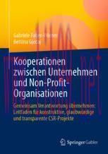 [PDF]Kooperationen zwischen Unternehmen und Non-Profit-Organisationen: Gemeinsam Verantwortung ...