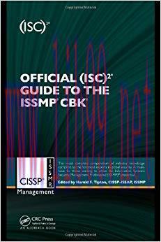 (PDF)Official (ISC)2&reg; Guide to the ISSMP&reg; CBK&reg; ((ISC)2 Press) 1st Edition