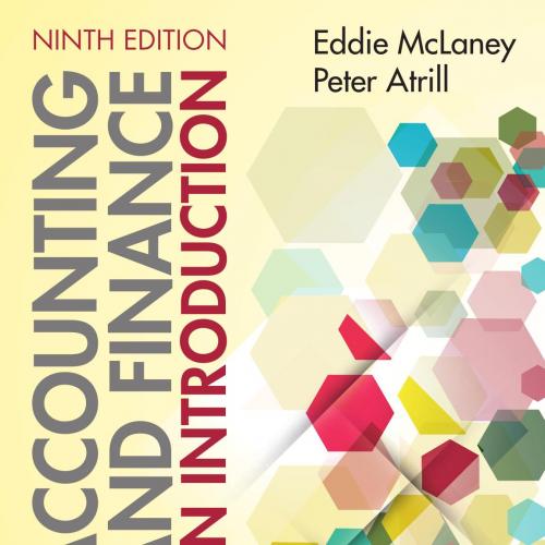 Accounting and Finance An Introduction 9th Edition- Eddie McLaney - Eddie McLaney & Peter Atril...