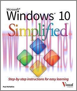 Windows 10 Simplified 1st Edition,