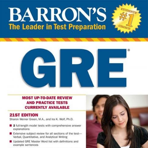 Barron's GRE, 21st Edition