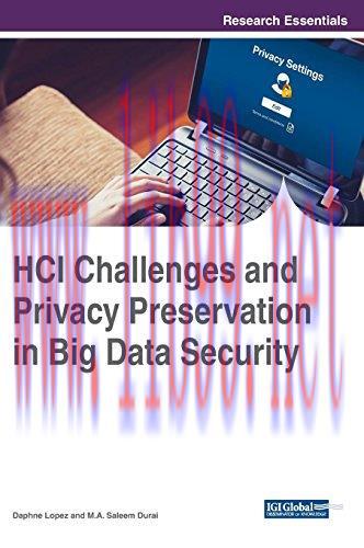 [FOX-Ebook]HCI Challenges and Privacy Preservation in Big Data Security