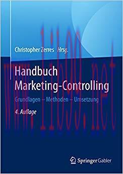 (PDF)Handbuch Marketing-Controlling: Grundlagen &ndash; Methoden &ndash; Umsetzung (German Edition) 4th Edi...