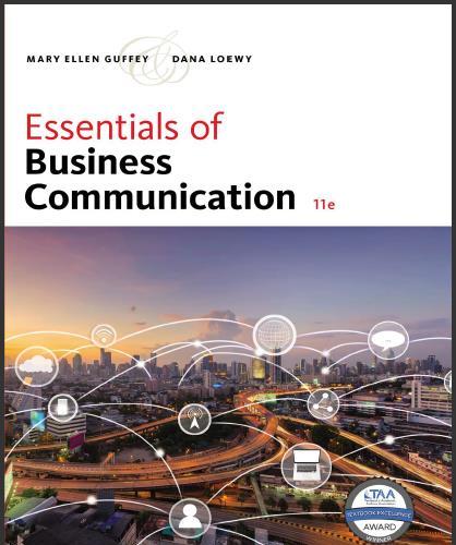 (Test Bank)Essentials of Business Communication 11th Edition Mary Ellen Guffey; Dana Loewy.zip