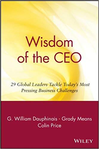 (PDF)Wisdom of the CEO 29 Global Leaders Tackle Today&rsquo;s Most Pressing Business Challenges (Wile...
