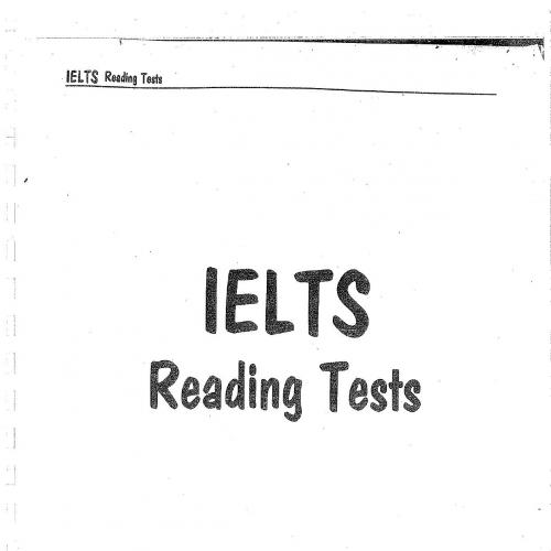 IELTS Reading Tests 2001