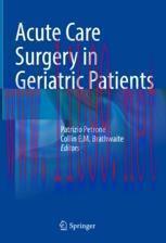 [PDF]Acute Care Surgery in Geriatric Patients