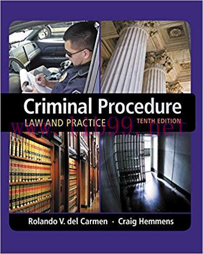 (PDF)Criminal Procedure: Law and Practice 10th Edition