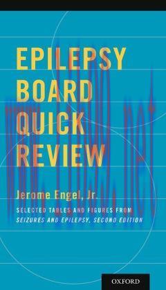 [AME]Epilepsy Board Quick Review: Selected Tables and Figures from_ Seizures and Epilepsy