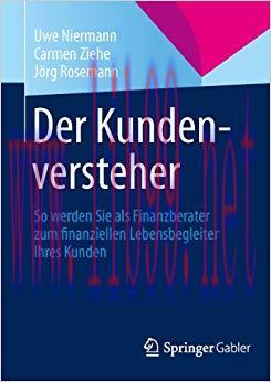 (PDF)Der Kundenversteher: So werden Sie als Finanzberater zum finanziellen Lebensbegleiter Ihre...