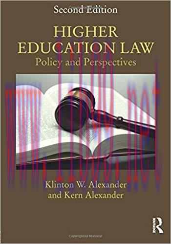[PDF]Higher Education Law Policy and Perspectives 2nd Edition