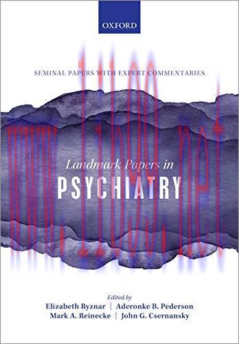 [AME]Landmark Papers In Psychiatry (Original PDF)