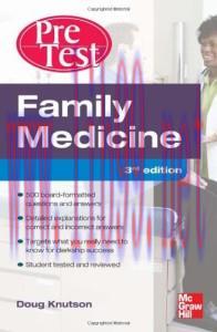 [AME]Family Medicine PreTest Self-Assessment And Review, Third Edition (PreTest Clinical Medici...