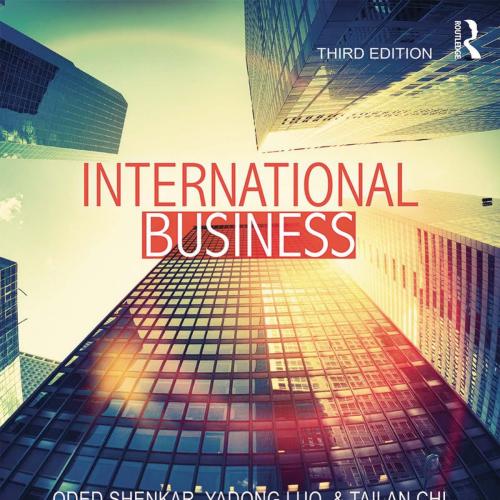 International Business 3rd Edition by Oded Shenkar