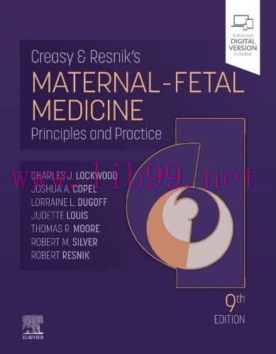 [AME]Creasy and Resnik's Maternal-Fetal Medicine: Principles and Practice, 9th edition (Origina...