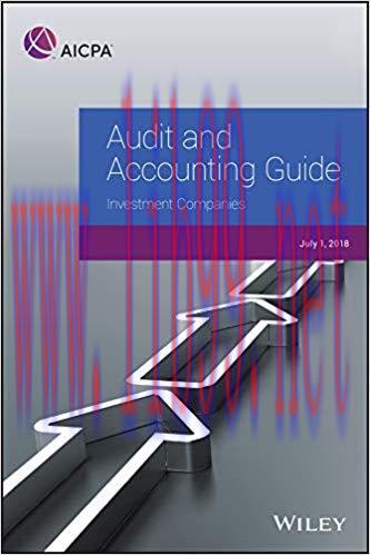 Audit and Accounting Guide: Investment Companies 1st Edition