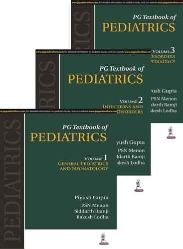 PG Textbook of Pediatrics, 3 Volume Set
