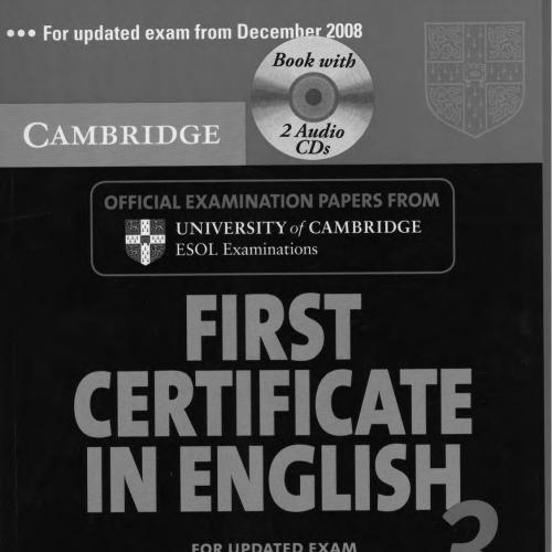 Cambridge First Certificate in English for Updated Exams - Student's Book with answers 3