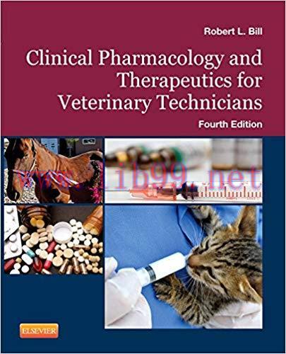 [PDF]Clinical Pharmacology and Therapeutics for Veterinary Technicians 4th Edition