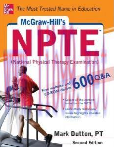 [AME]McGraw-Hills NPTE National Physical Therapy Exam, Second Edition (Original PDF)