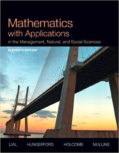 (PDF)Mathematics with Applications In the Management, Natural, and Social Sciences (2-downloads...