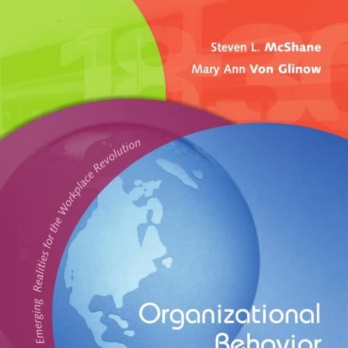 Organizational Behavior Emerging Realities for the Workplace Revolution, 4th Edition