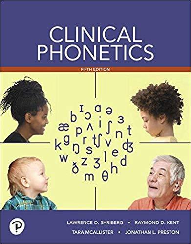 Clinical Phonetics, 5th Edition[Lawrence D. Shriberg]