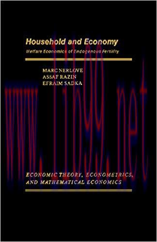 (PDF)Household and Economy: Welfare Economics of Endogenous Fertility (ECONOMIC THEORY, ECONOME...