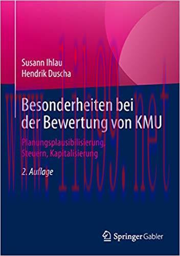 (PDF)Besonderheiten bei der Bewertung von KMU: Planungsplausibilisierung, Steuern, Kapitalisier...