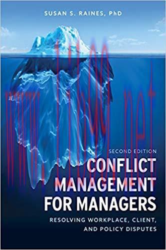 [PDF]Conflict Management for Managers 2nd Edition [Susan S. Raines]