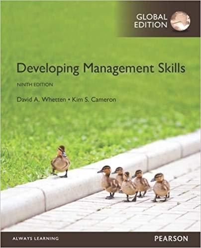 (Test Bank)Developing Management Skills,9th Global Edition by David A Whetten.zip