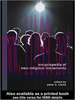 (PDF)Encyclopedia of New Religious Movements 1st Edition