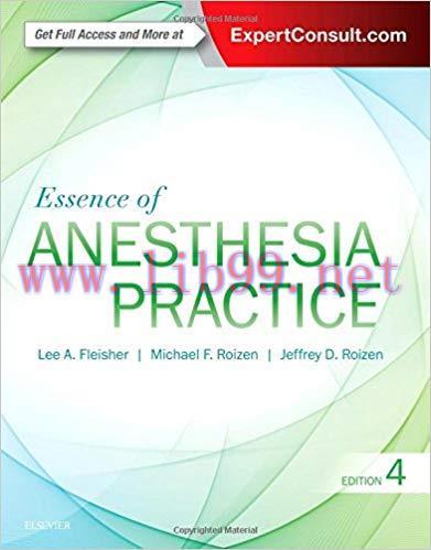 [PDF]Essence of Anesthesia Practice, 4th Edition