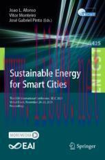 [PDF]Sustainable Energy for Smart Cities: Third EAI International Conference, SESC 2021, Virtua...