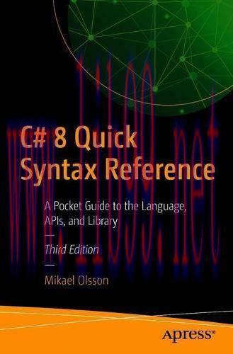 [FOX-Ebook]C# 8 Quick Syntax Reference, 3rd Edition
