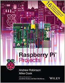 Raspberry Pi Projects 1st Edition,