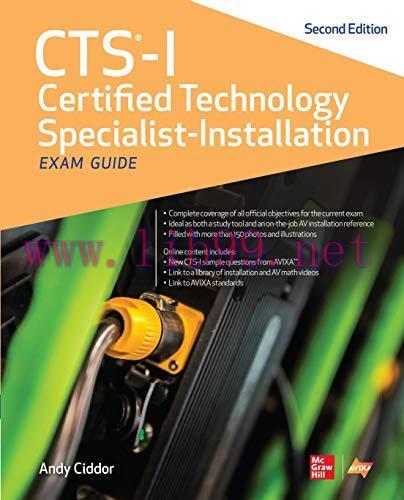 [FOX-Ebook]CTS-I Certified Technology Specialist-Installation Exam Guide, 2nd Edition