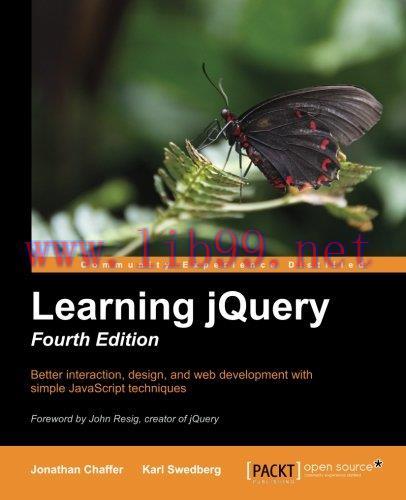 [FOX-Ebook]Learning jQuery, 4th Edition