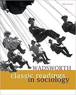 (PDF)Wadsworth Classic Readings in Sociology 5th Edition