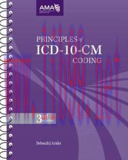 [AME]Principles of ICD-10-CM Coding, 3rd Edition