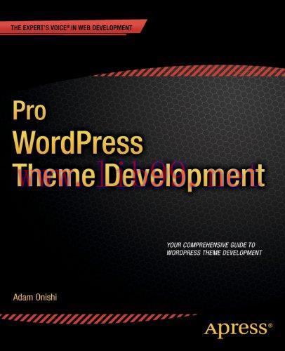 [FOX-Ebook]Pro WordPress Theme Development