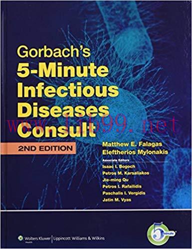 [PDF]Gorbach&rsquo;s 5-Minute Infectious Diseases Consult (2nd Edition)